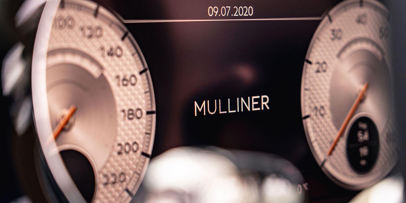 Bentley Barcelona Bentley Continental GT Mulliner coupe Mulliner dial detail